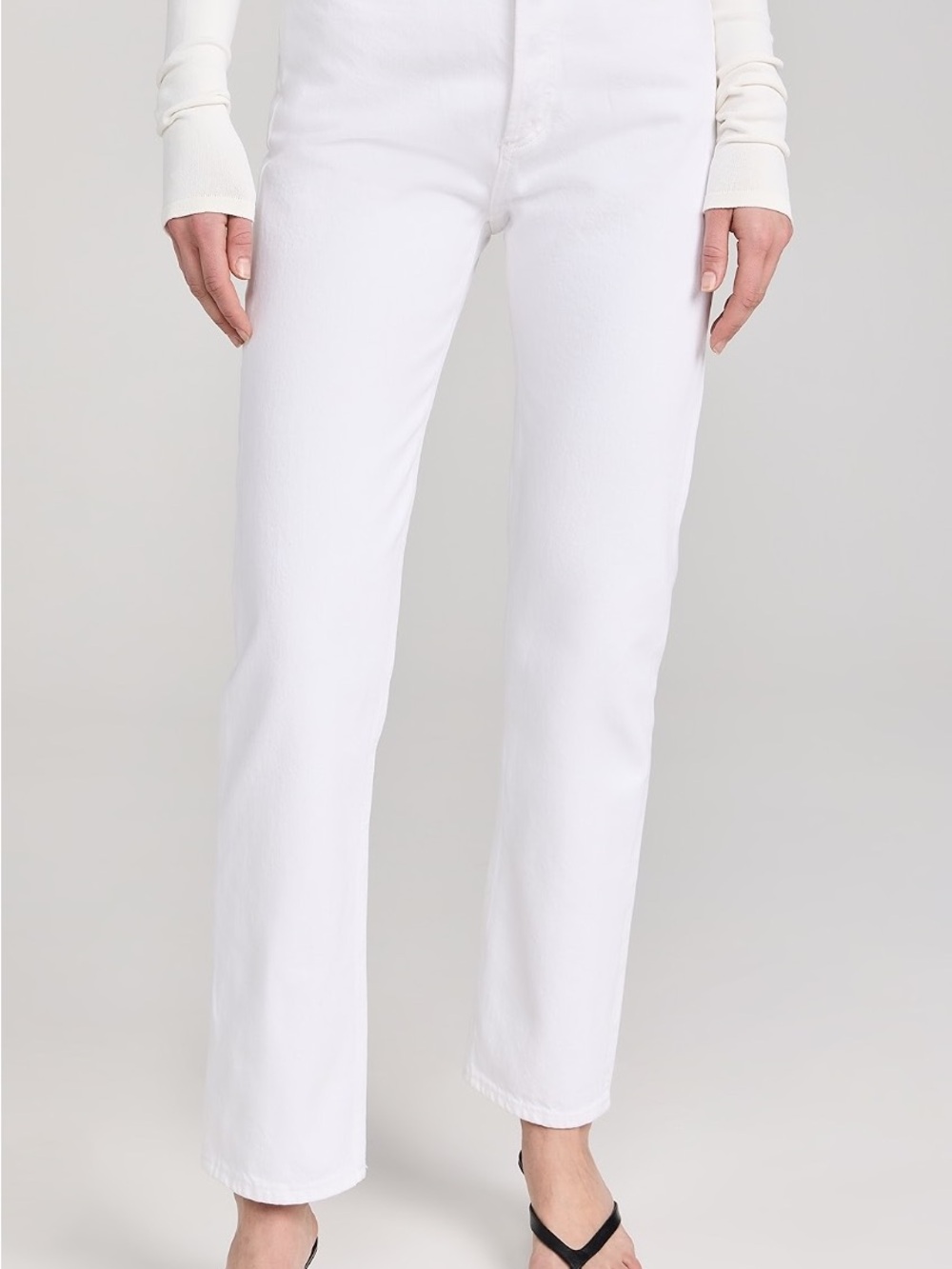 AGOLDE 90’s Pinch Waist White Jeans 28